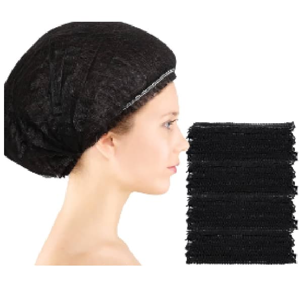 non-woven-black-18-inch-9gsm-bouffant-cap-pack-of-100-black