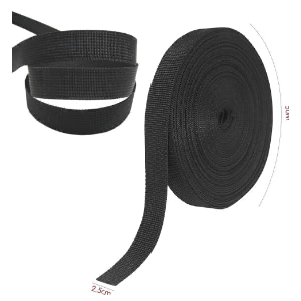 dacron-webbing-width-2-5cm50m-roll-black